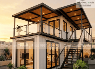 Mẫu nhà container 2 tầng | Nhà đẹp 2026
