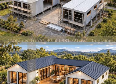 Nhà ở container thiết kế hiện đại