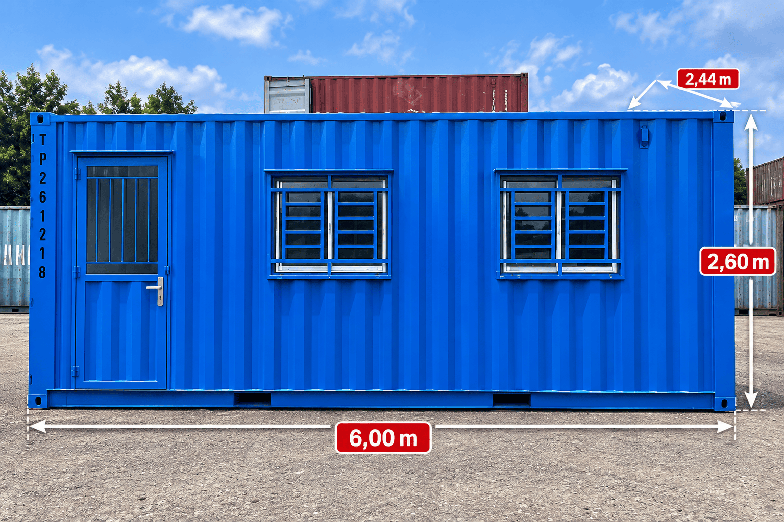 BÁN VÀ CHO THUÊ CONTAINER 20FEET VĂN PHÒNG