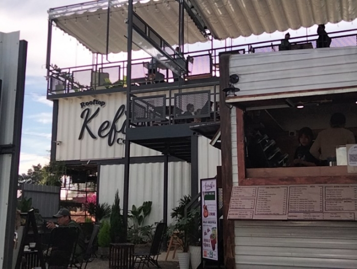 CONTAINER 40F VÀ 20F CAFE  CHỒNG TẦNG TẠI BẢO LỘC
