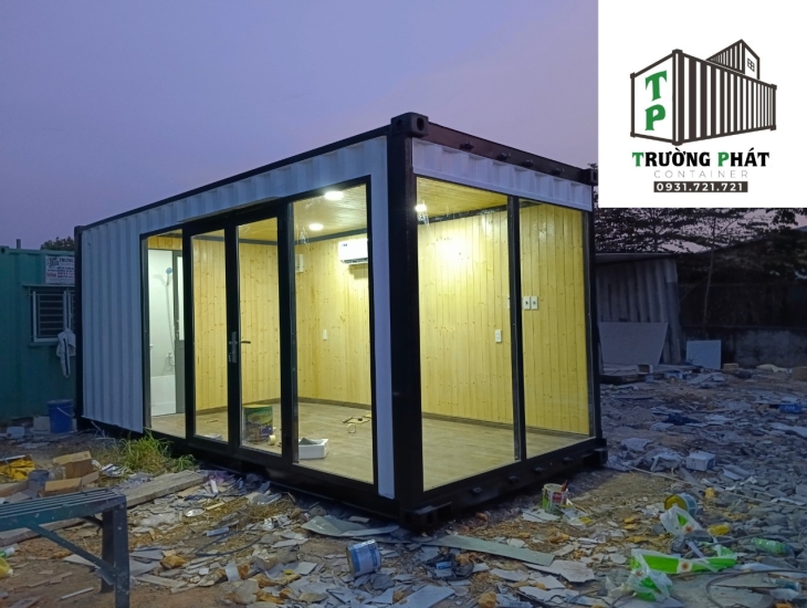 CONTAINER VĂN PHÒNG 20FEET ỐP GỖ