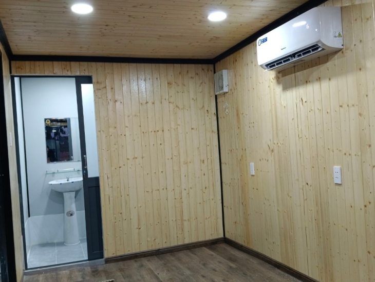 CONTAINER VĂN PHÒNG 20FEET ỐP GỖ