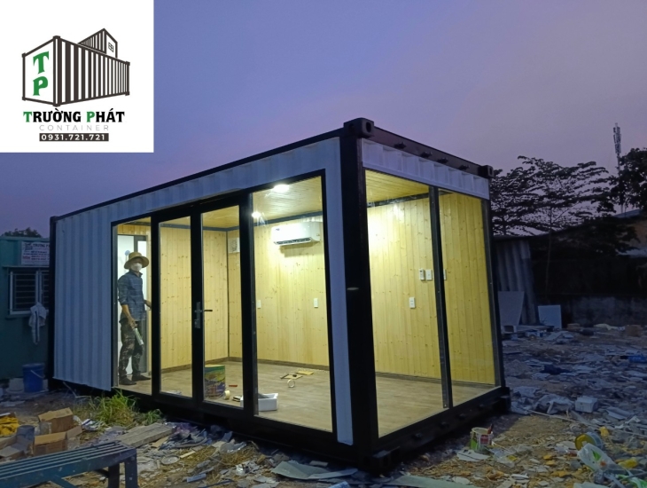 CONTAINER VĂN PHÒNG 20FEET ỐP GỖ