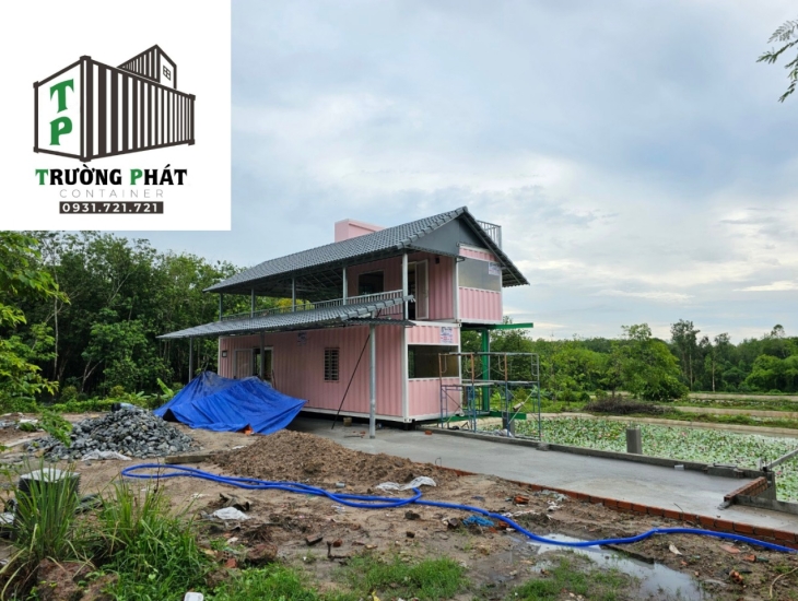CONTAINER NHÀ Ở 40F VÀ 20F CHỒNG TẦNG TẠI TÂY NINH