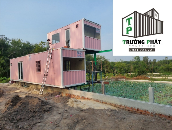 CONTAINER NHÀ Ở 40F VÀ 20F CHỒNG TẦNG TẠI TÂY NINH