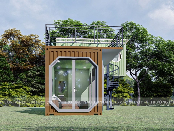 CONTAINER NHÀ Ở CHỒNG TẦNG TẠI AN GIANG