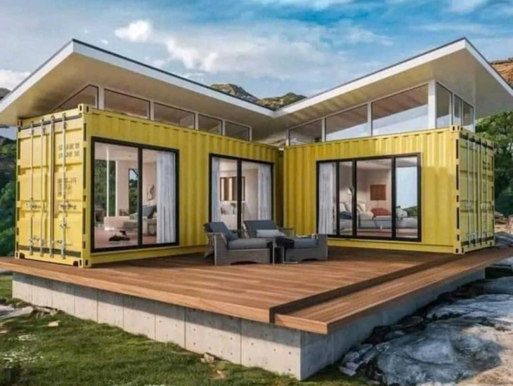 NHÀ CONTAINER 20F GHÉP CHỮ L