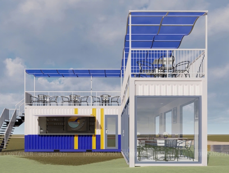 CONTAINER 20F VÀ 40F LẮP GHÉP CAFE